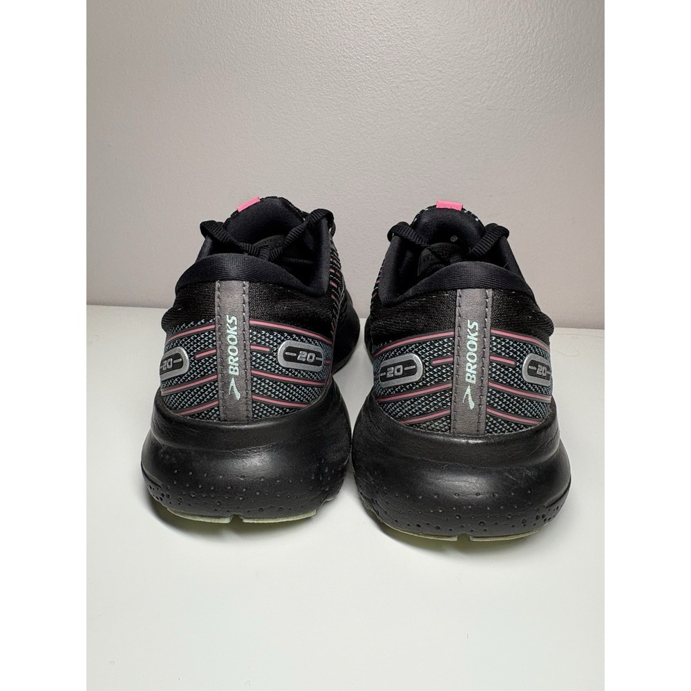 Brooks Glycerin 20 Black Blue Pink Women's Running Shoes 1203691B005 - Size 6.5 - Picture 7 of 11